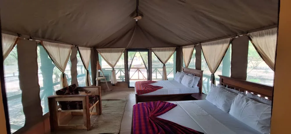 Luxury Tent Bedroom 09